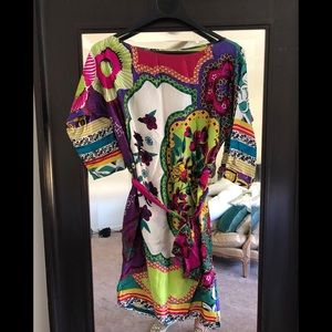 Caché silk dress - size M